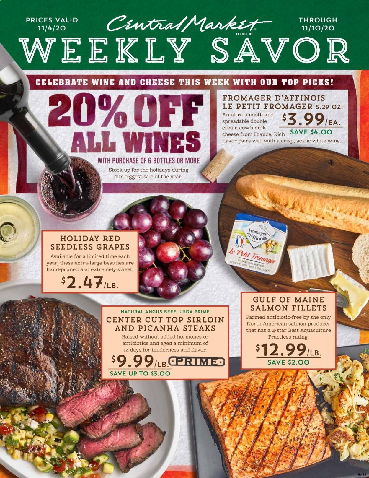 Central Market (TX) Weekly Ad Flyer November 4 to November 10