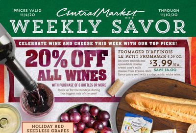 Central Market (TX) Weekly Ad Flyer November 4 to November 10