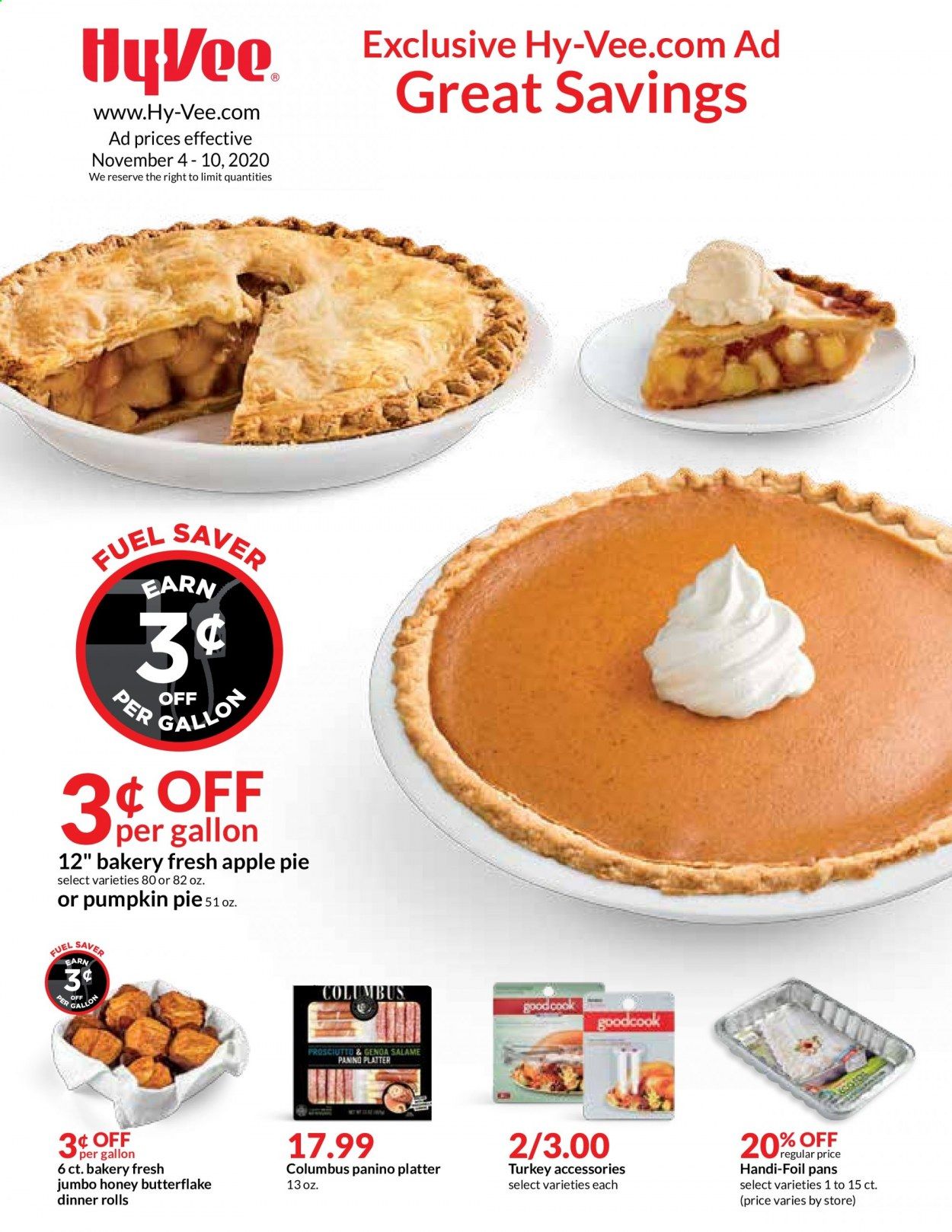 Hy-Vee (IA) Weekly Ad Flyer November 4 to November 10