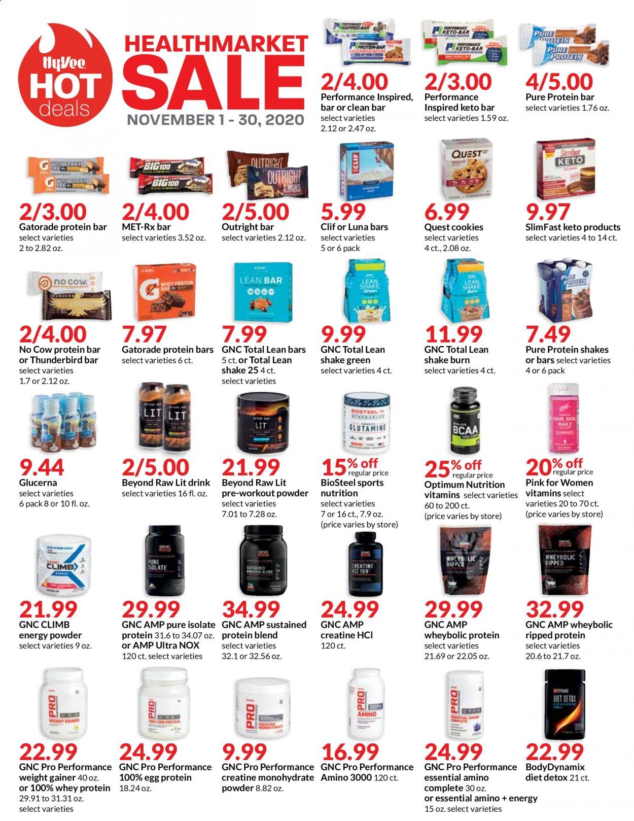 Hy-Vee (IA, IL, KS, MO) Weekly Ad Flyer November 1 to November 30