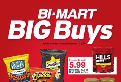 Bi-Mart Weekly Ad Flyer November 4 to November 17