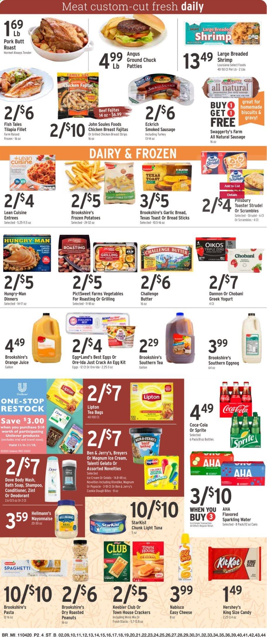 Brookshires Weekly Ad Flyer November 4 to November 10