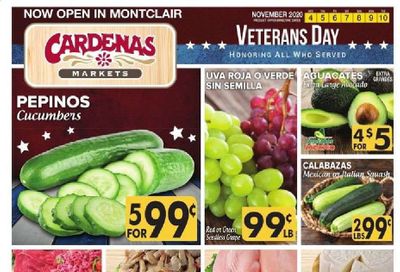Cardenas (CA, NV) Weekly Ad Flyer November 4 to November 10