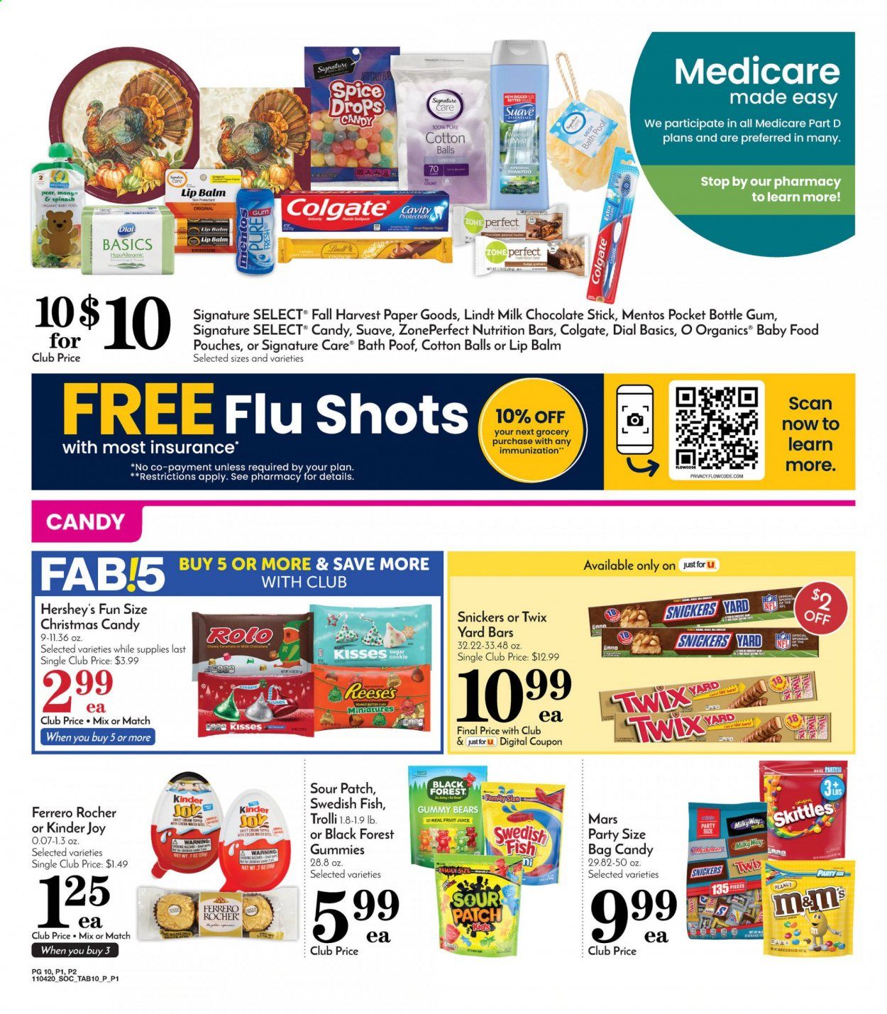 Pavilions (CA) Weekly Ad Flyer November 4 to November 10