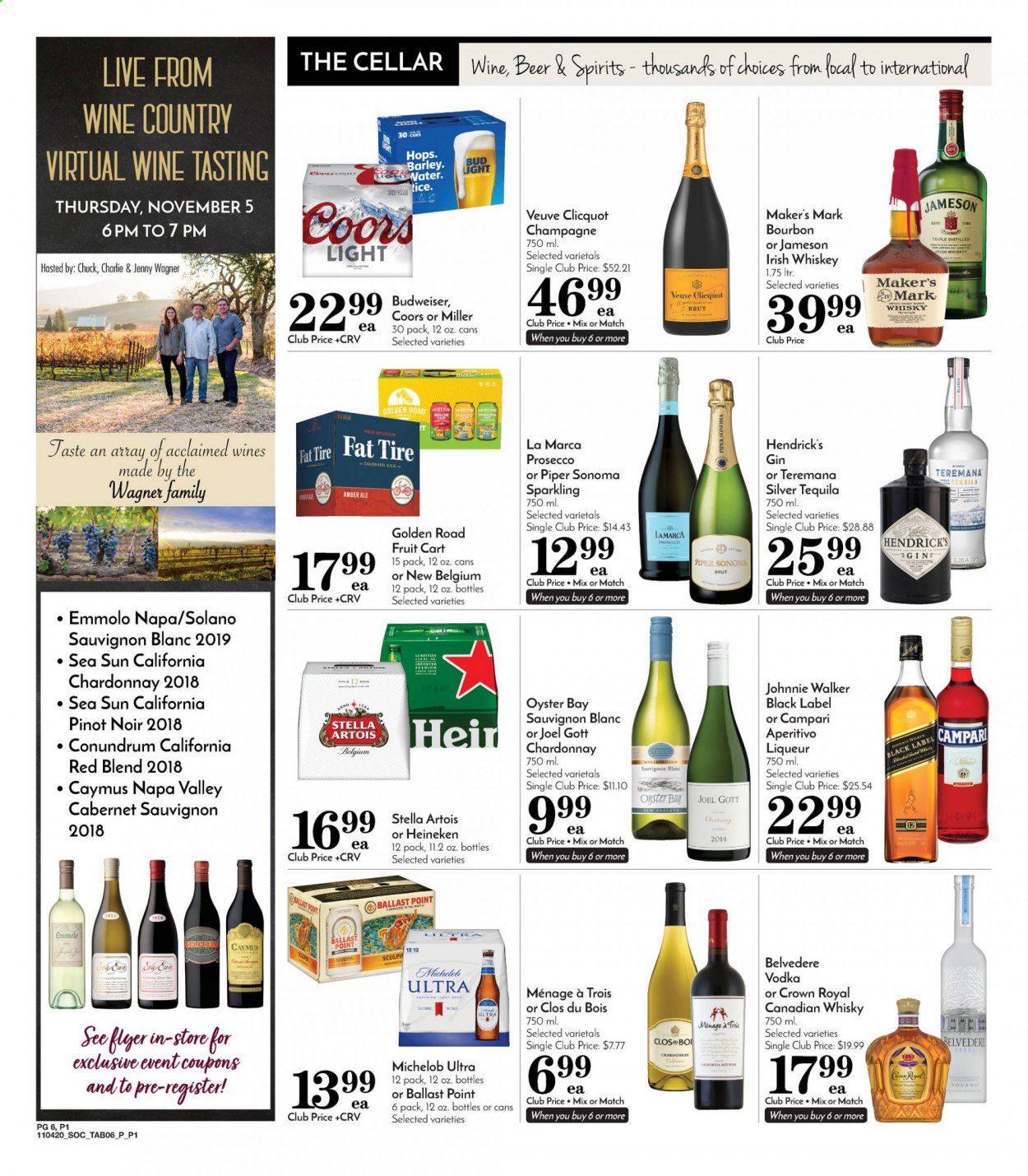 Pavilions (CA) Weekly Ad Flyer November 4 to November 10