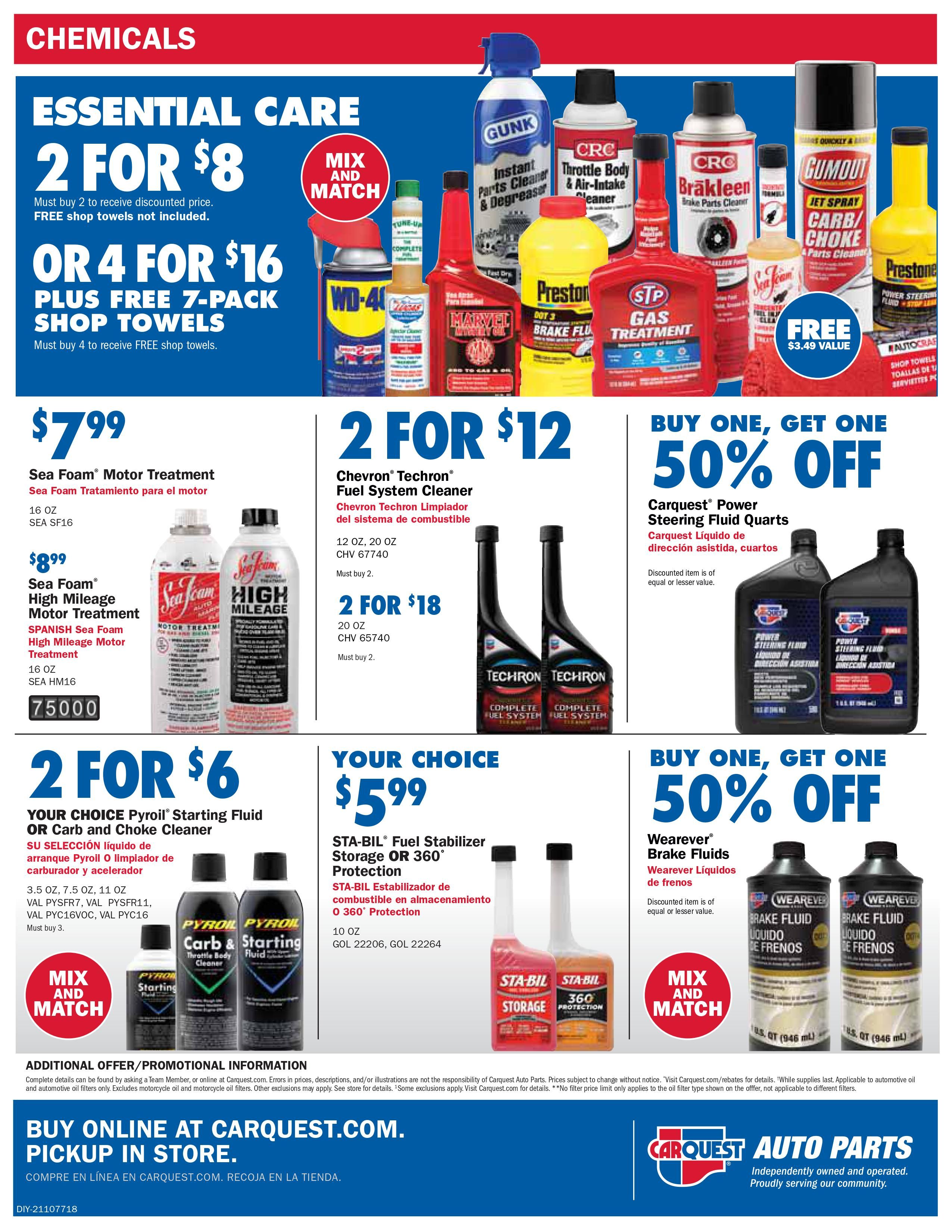 Carquest Auto Parts Monthly Ad Flyer October 29 to December 30, 2020