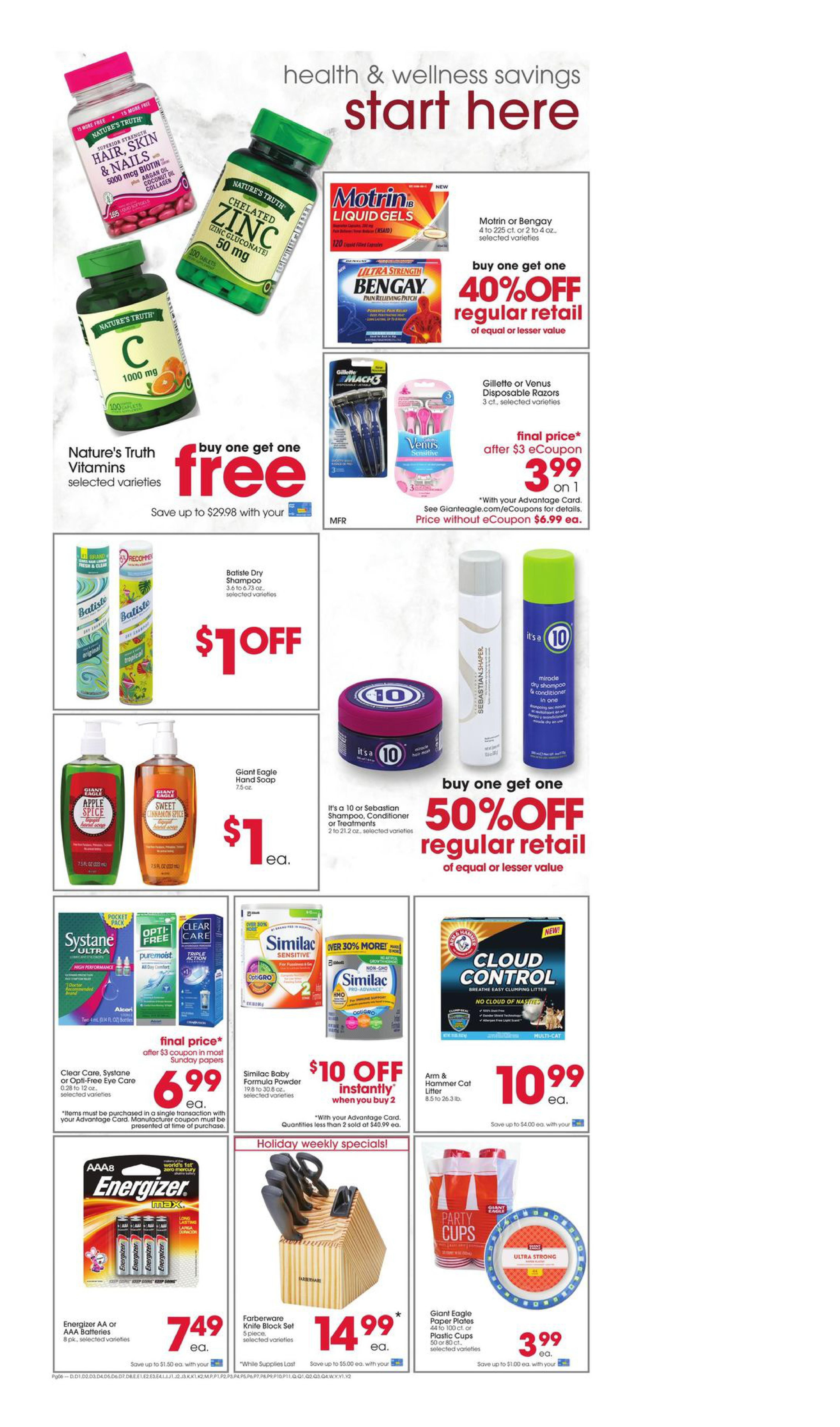 Giant Eagle Weekly Ad Flyer October 29 to November 4, 2020