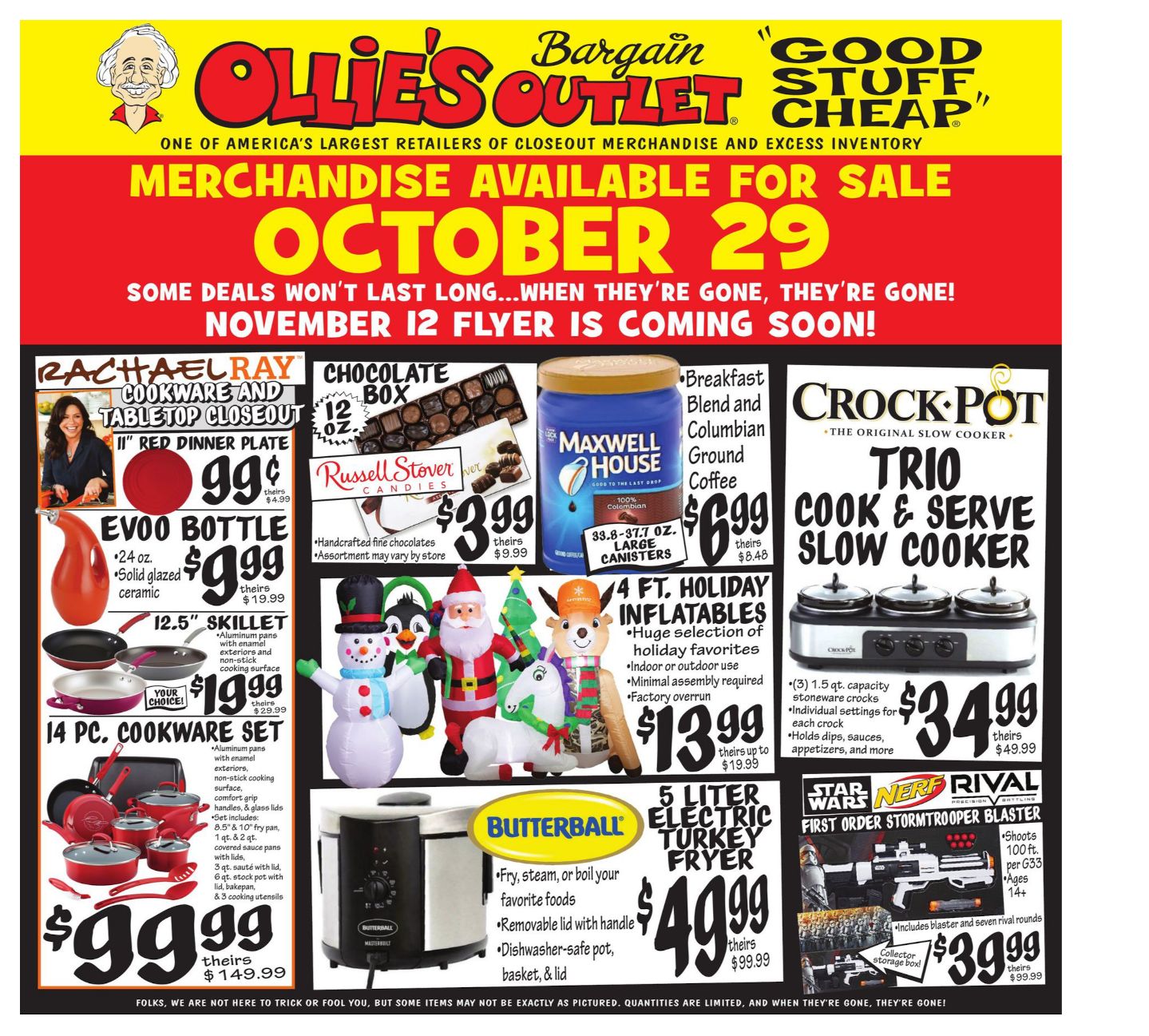 Ollie's Bargain Outlet Weekly Ad Flyer October 29 to November 4, 2020