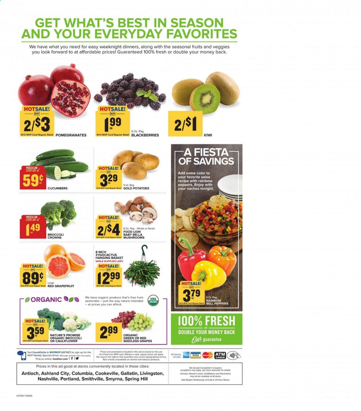 Food Lion (TN) Weekly Ad Flyer November 4 to November 10