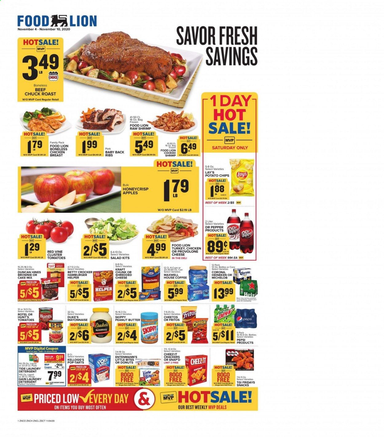 Food Lion (NC) Weekly Ad Flyer November 4 to November 10