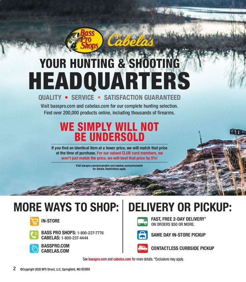 Bass Pro Shops Weekly Ad Flyer November 4 to December 26