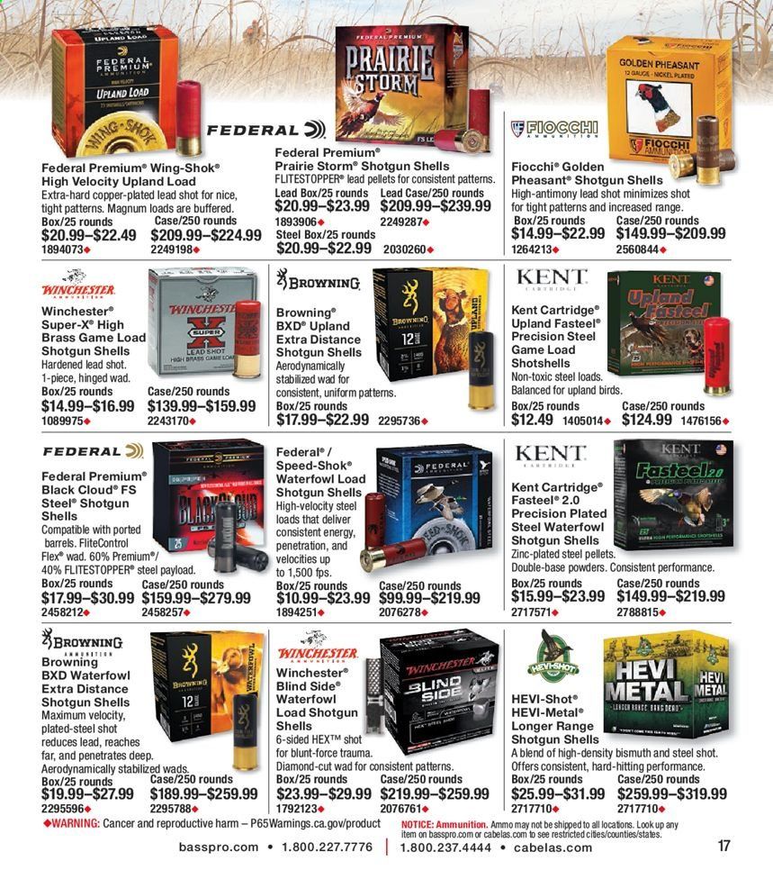 Cabela's Weekly Ad Flyer November 4 to December 26