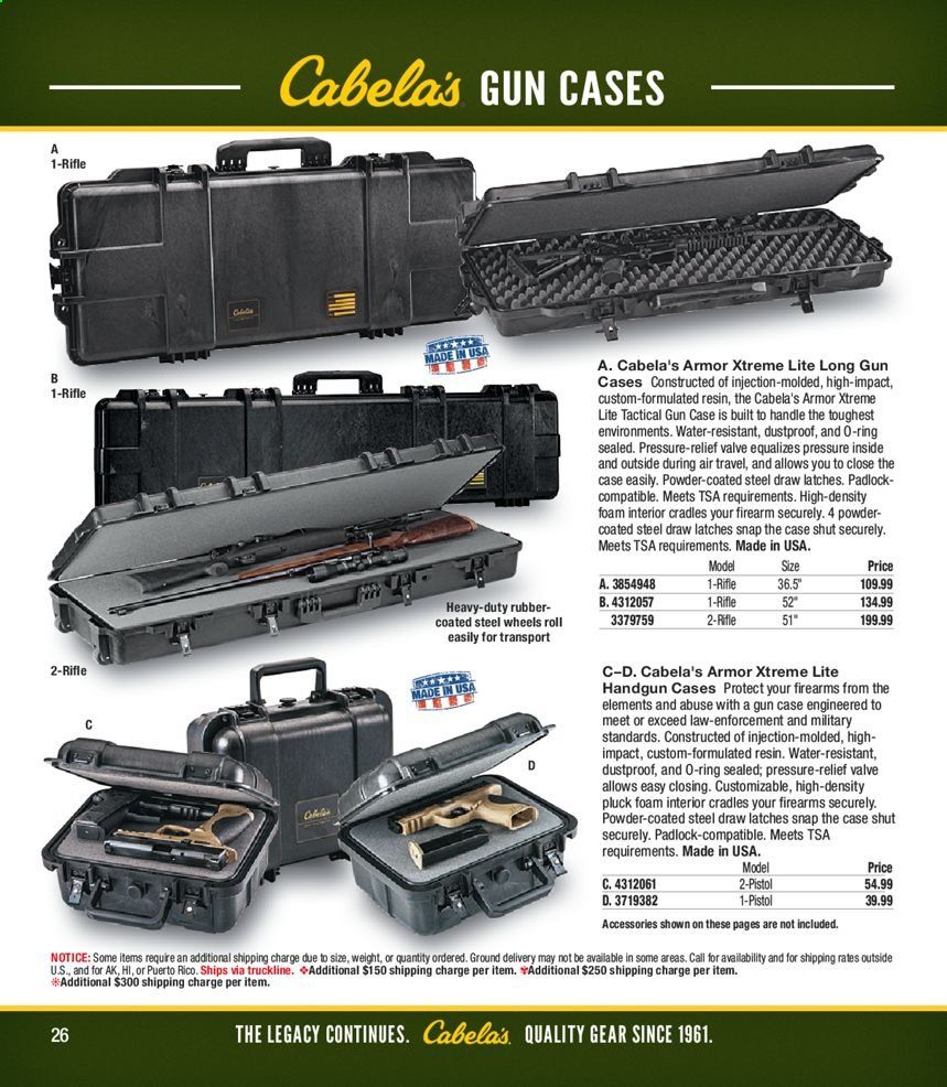 Cabela's Weekly Ad Flyer November 4 to December 26