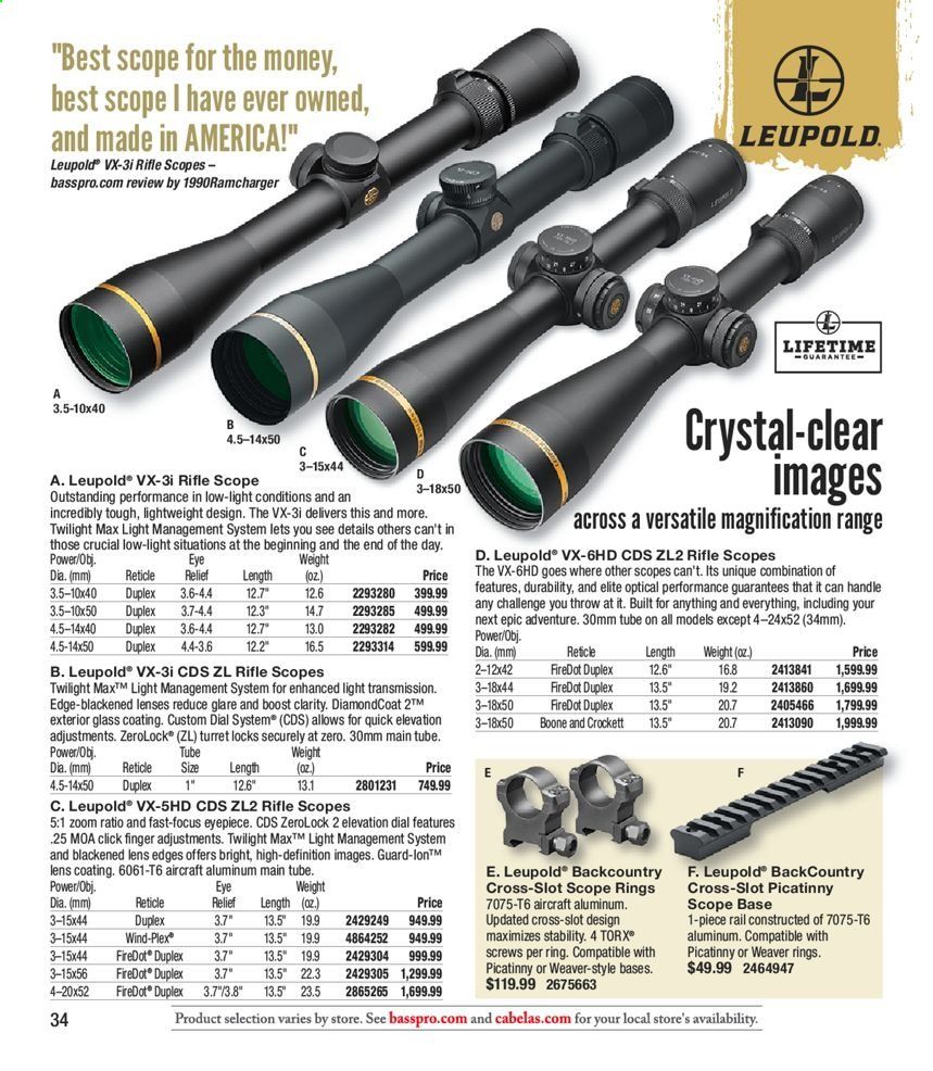 Cabela's Weekly Ad Flyer November 4 to December 26