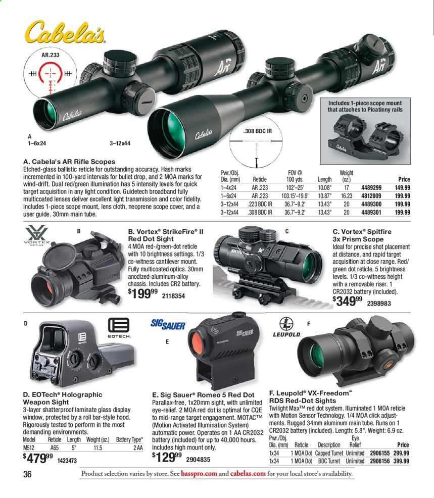Cabela's Weekly Ad Flyer November 4 to December 26