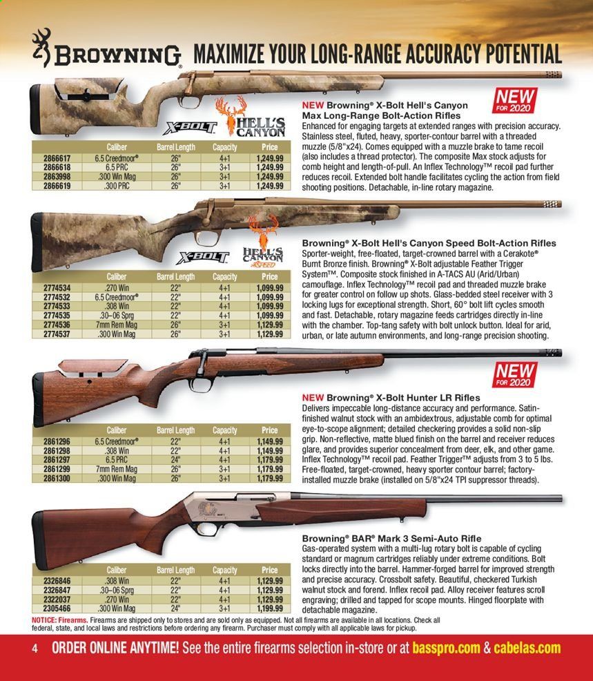 Cabela's Weekly Ad Flyer November 4 to December 26