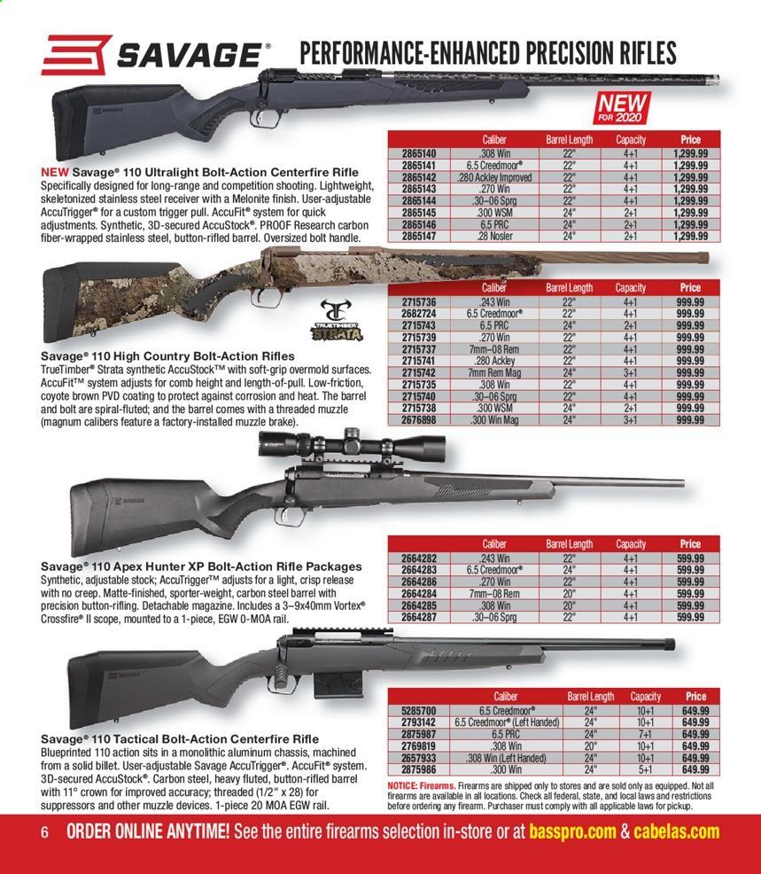 Cabela's Weekly Ad Flyer November 4 to December 26