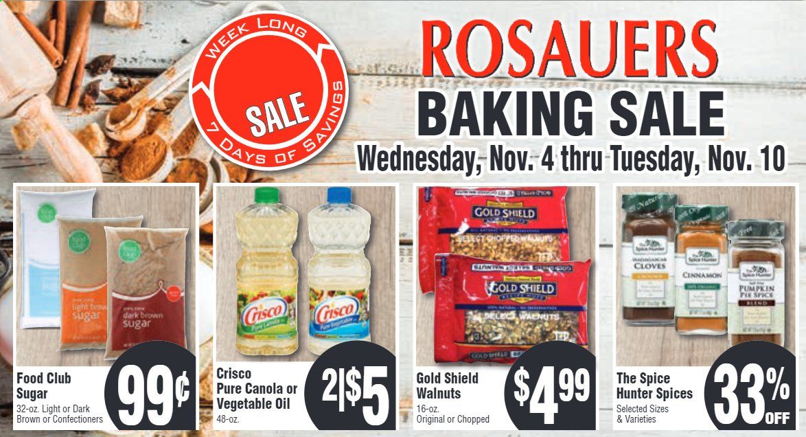 Rosauers Weekly Ad Flyer November 4 to November 10