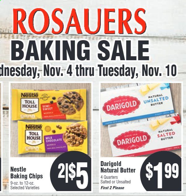Rosauers Weekly Ad Flyer November 4 to November 10