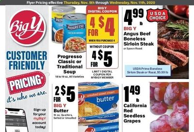 Big Y (MA) Weekly Ad Flyer November 5 to November 11