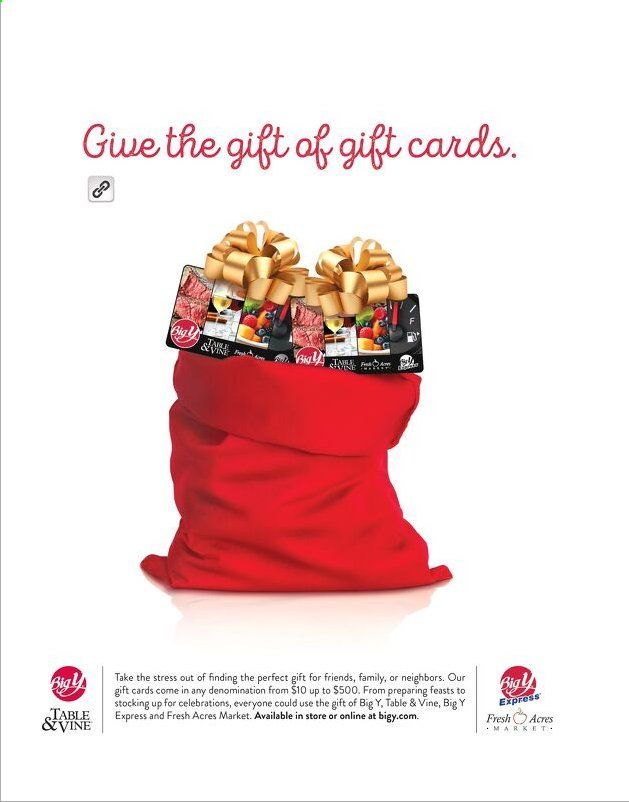 Big Y (CT, MA) Weekly Ad Flyer November 5 to November 12