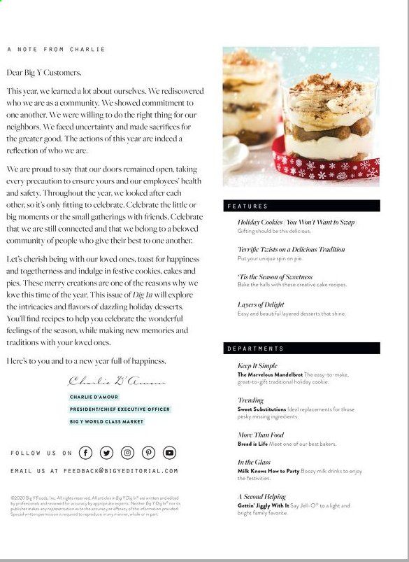 Big Y (CT, MA) Weekly Ad Flyer November 5 to November 12
