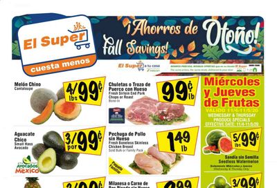 El Super (AZ, CA, NM, NV, TX) Weekly Ad Flyer November 4 to November 10