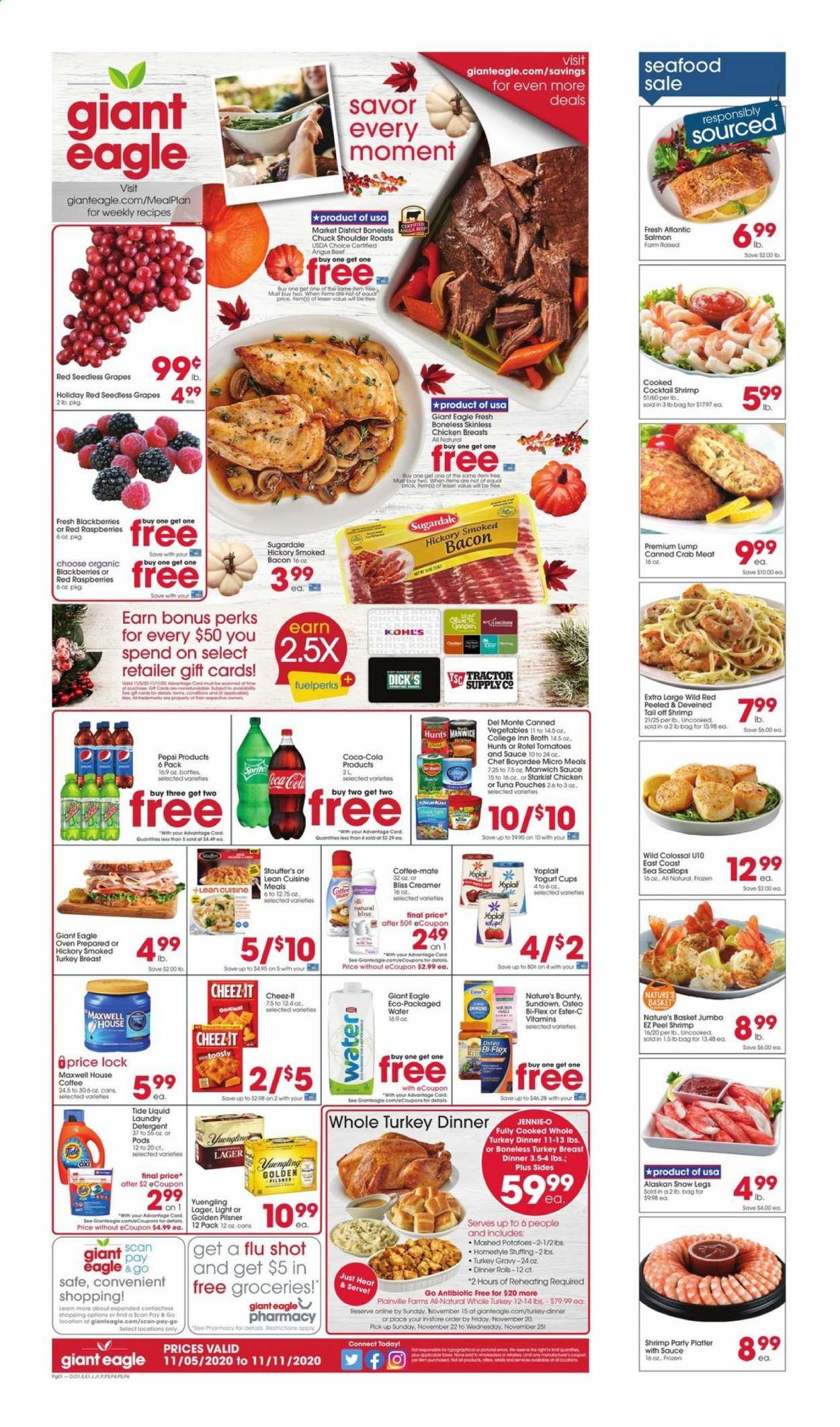Giant Eagle (OH, PA) Weekly Ad Flyer November 5 to November 11