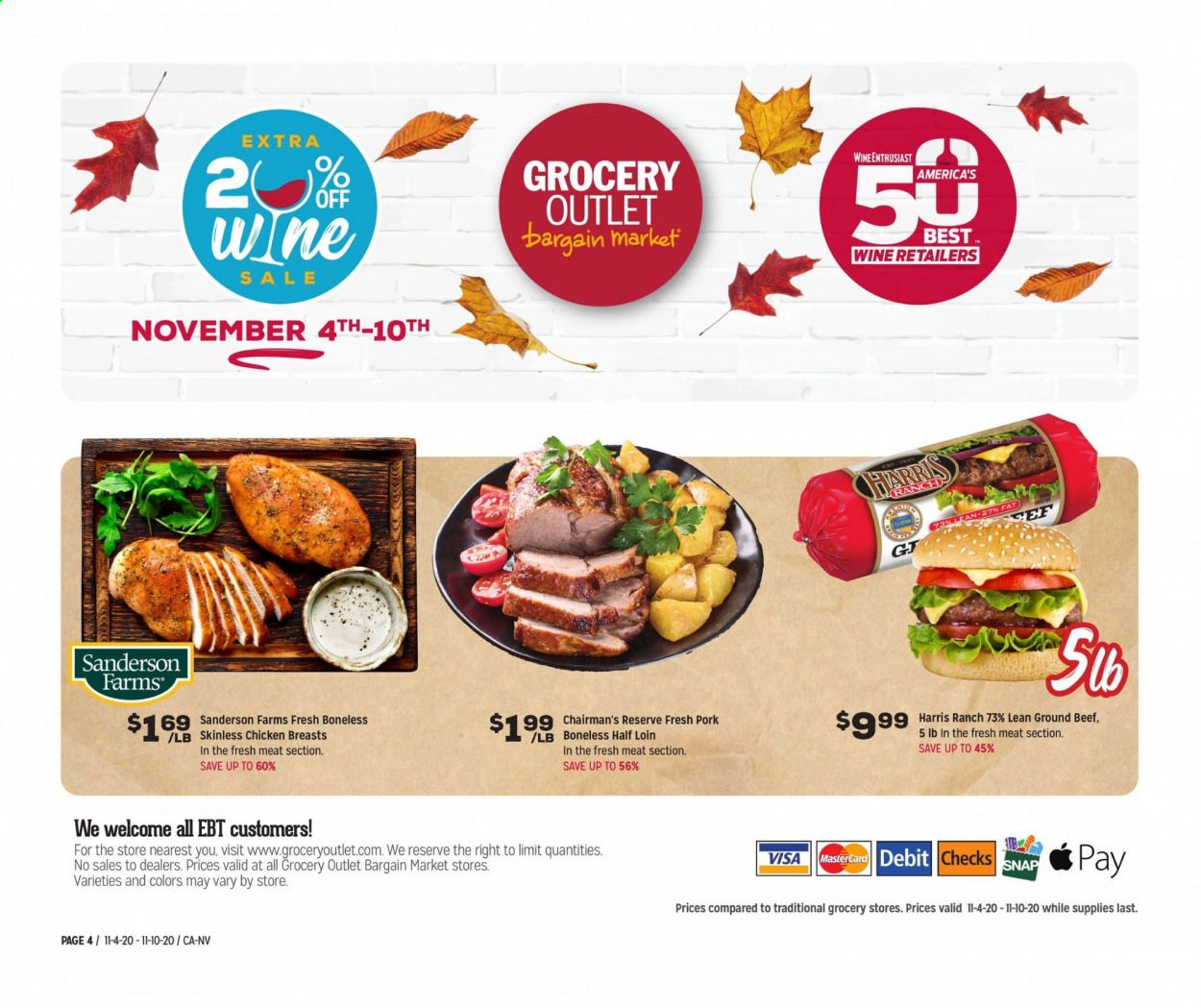 Grocery Outlet Weekly Ad Flyer November 4 to November 10
