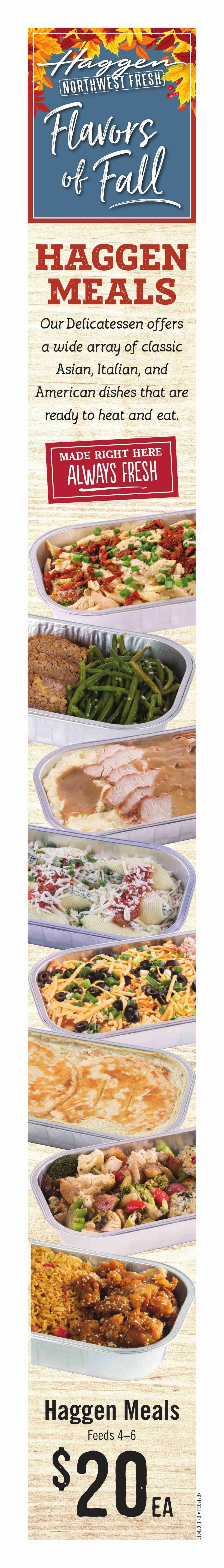 Haggen Weekly Ad Flyer November 4 to November 10