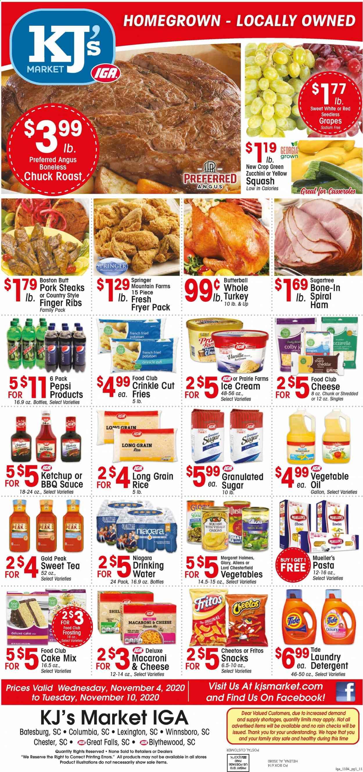 KJ´s Market (GA, SC) Weekly Ad Flyer November 4 to November 10