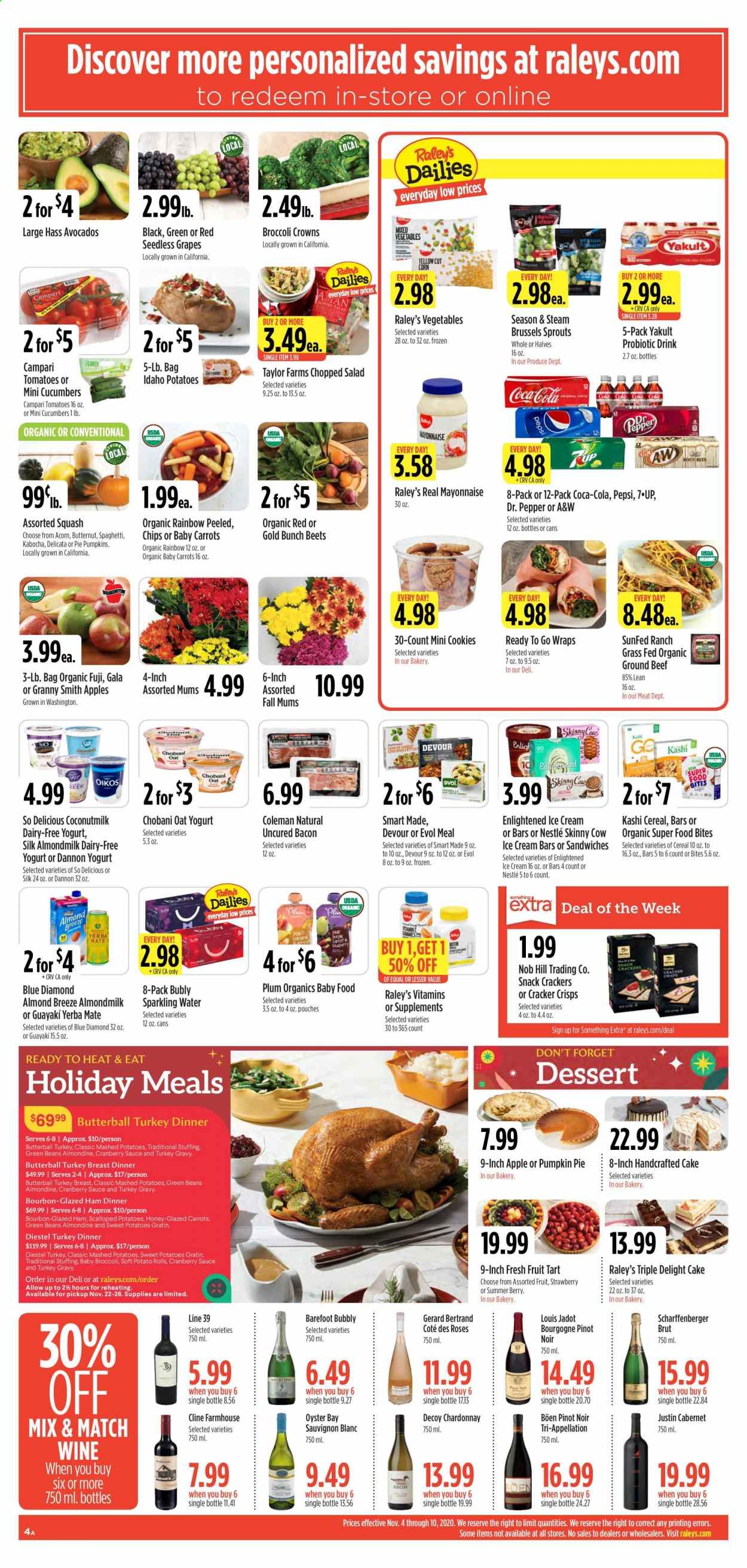 Raley's Weekly Ad Flyer November 4 to November 10
