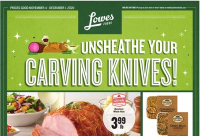 Lowes Foods Weekly Ad Flyer November 4 to December 1