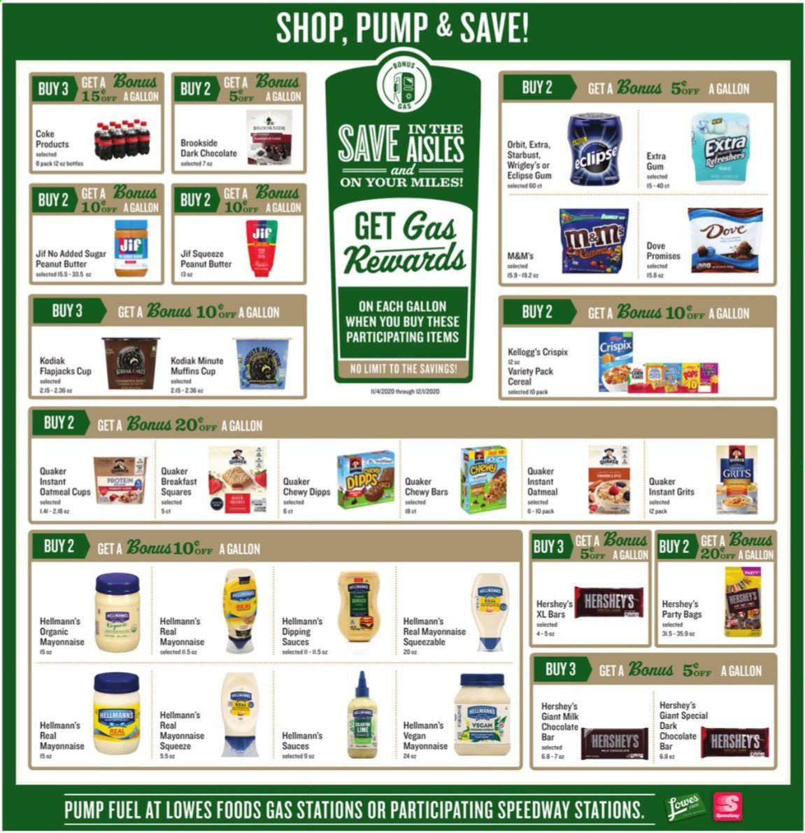 Lowes Foods Weekly Ad Flyer November 4 to December 1