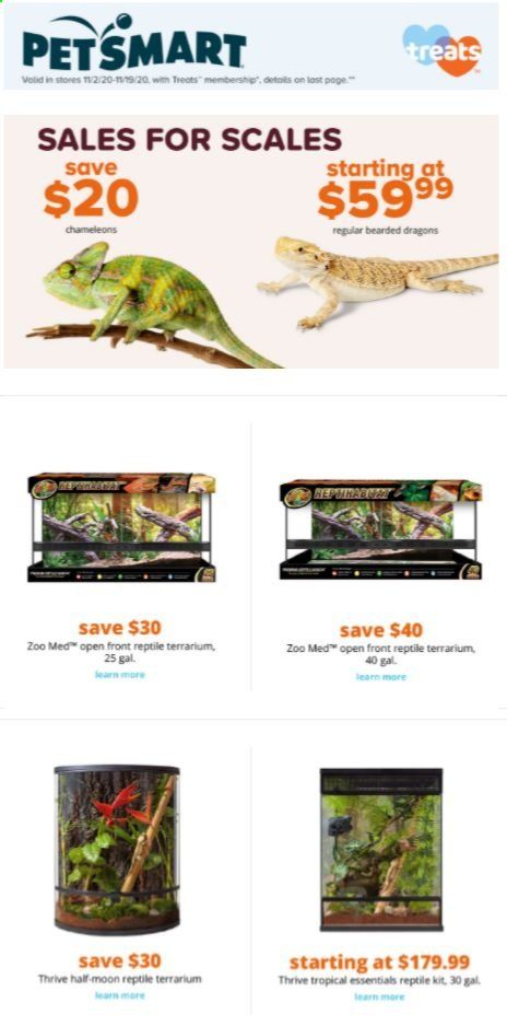 PetSmart Weekly Ad Flyer November 2 to November 19