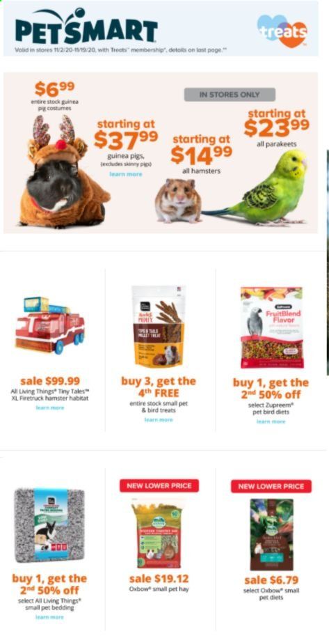 PetSmart Weekly Ad Flyer November 2 to November 19