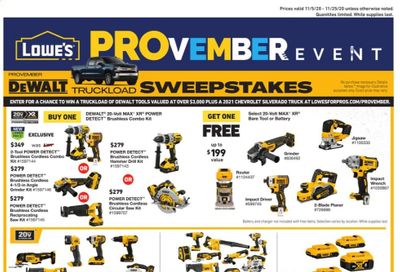 Lowe's Weekly Ad Flyer November 5 to November 25