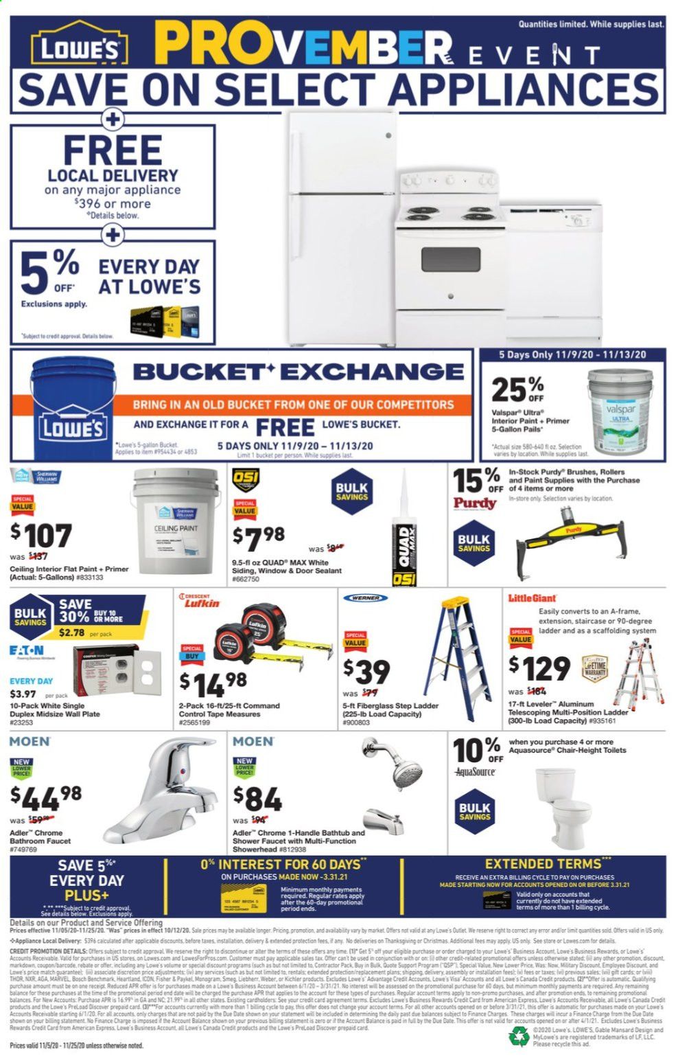 Lowe's Weekly Ad Flyer November 5 to November 25