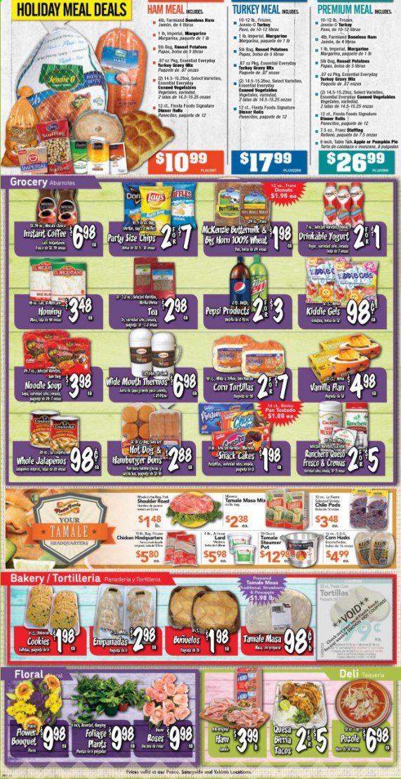 Fiesta Foods SuperMarkets Weekly Ad Flyer November 4 to November 10