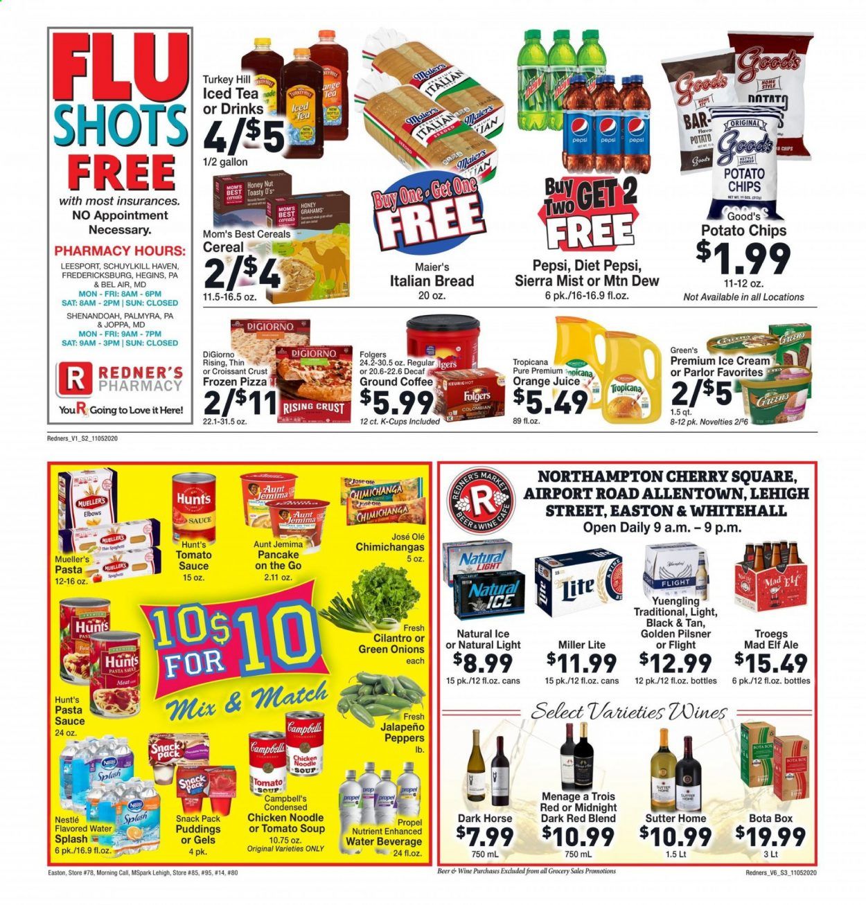 Redner's Markets Weekly Ad Flyer November 5 to November 11