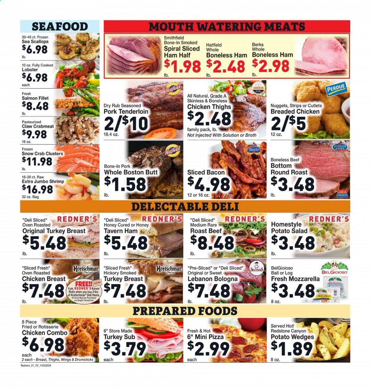 Redner's Markets Weekly Ad Flyer November 5 to November 11