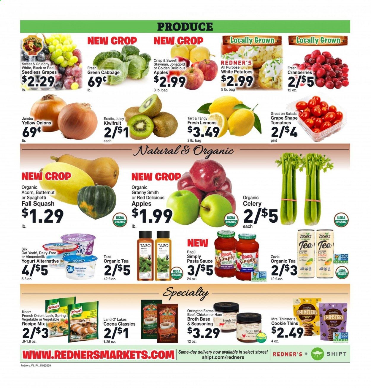 Redner's Markets Weekly Ad Flyer November 5 to November 11