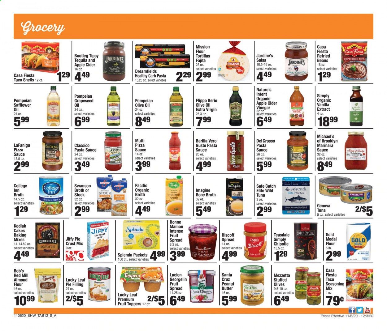 Shaw’s (MA, ME, NH, RI, VT) Weekly Ad Flyer November 6 to December 3