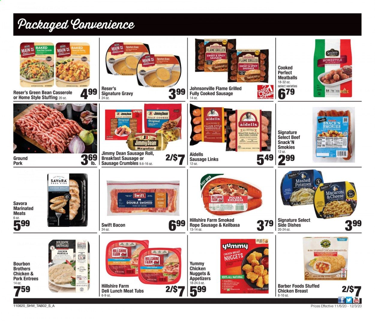 Shaw’s (MA, ME, NH, RI, VT) Weekly Ad Flyer November 6 to December 3
