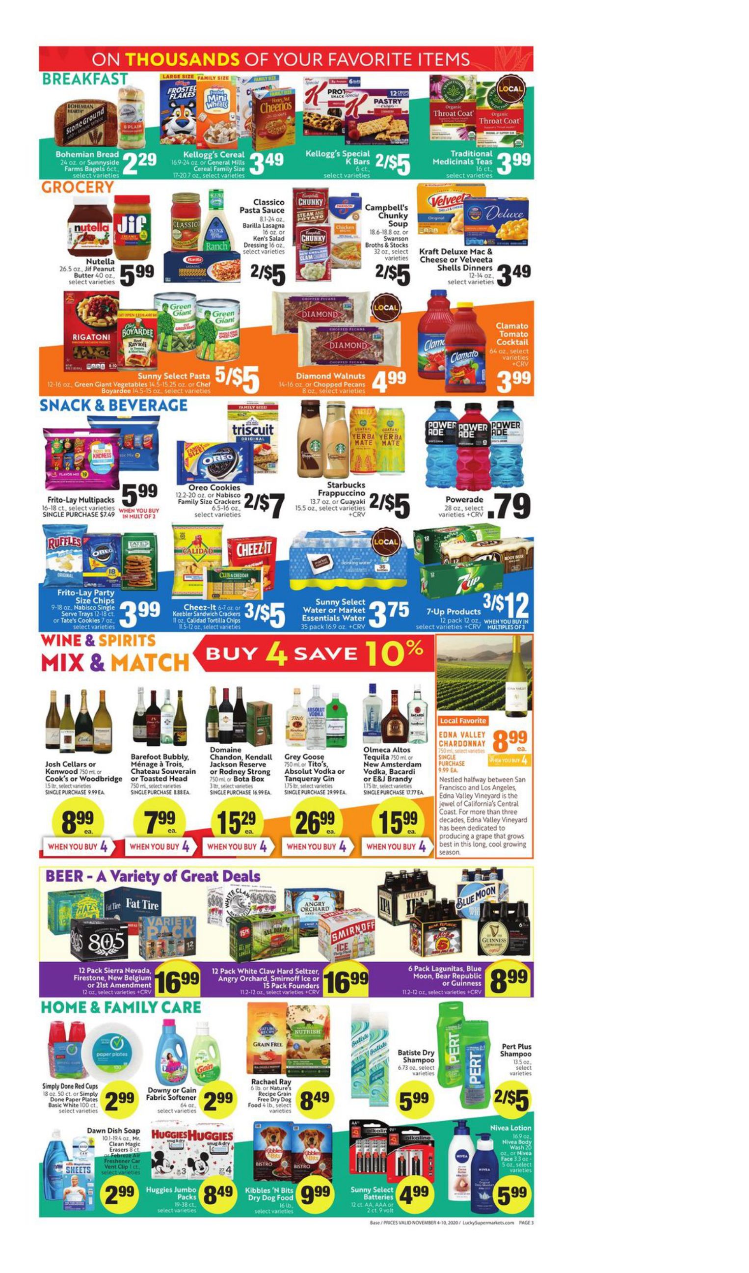 Lucky Weekly Ad Flyer November 4 to November 10, 2020