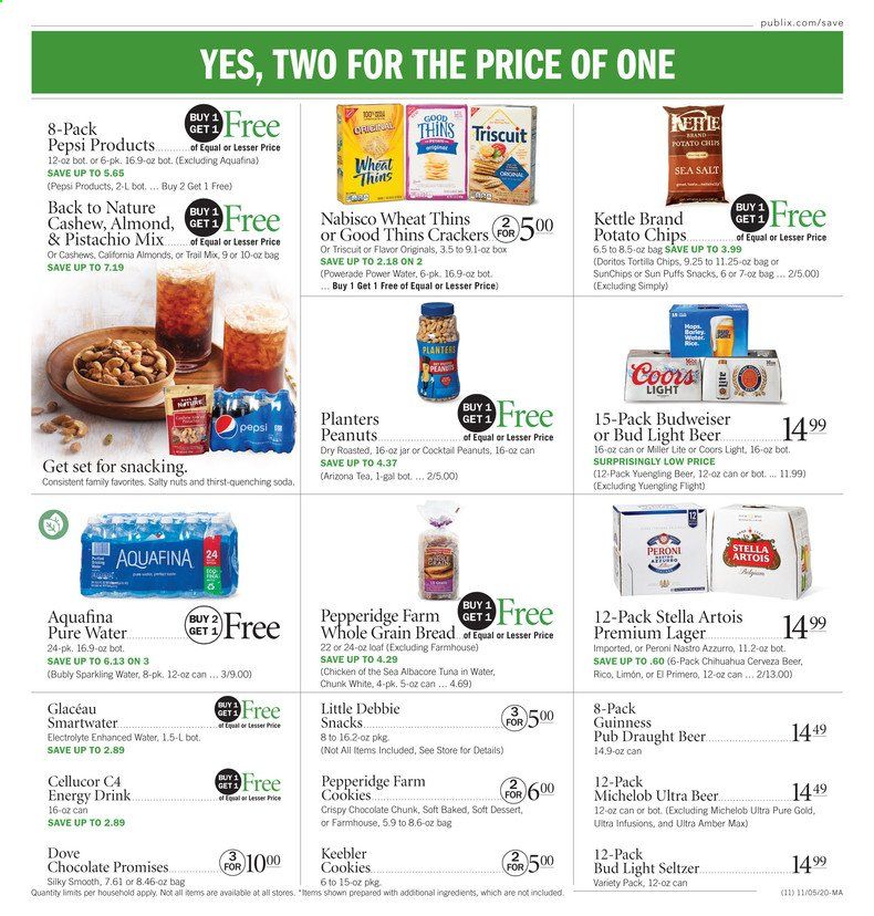 Publix (AL, FL, GA, NC, SC, TN, VA) Weekly Ad Flyer November 5 to November 11