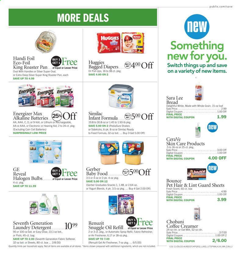 Publix (AL, FL, GA, NC, SC, TN, VA) Weekly Ad Flyer November 5 to November 11
