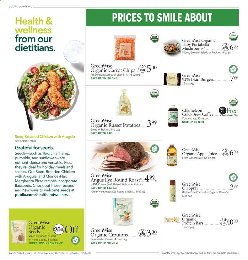 Publix (AL, FL, GA, NC, SC, TN, VA) Weekly Ad Flyer November 5 to November 11