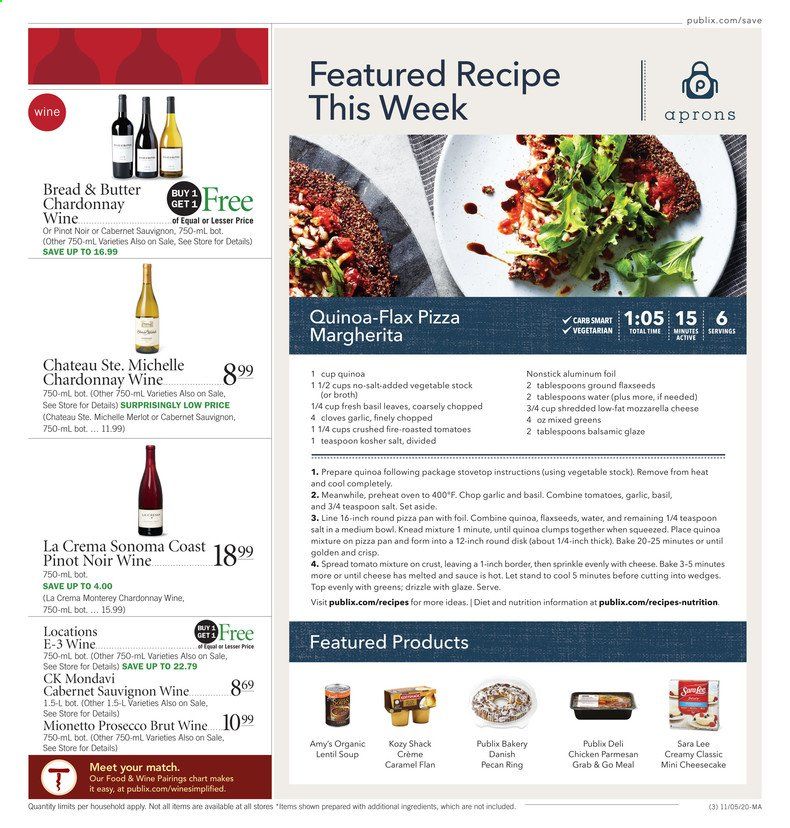 Publix (AL, FL, GA, NC, SC, TN, VA) Weekly Ad Flyer November 5 to November 11