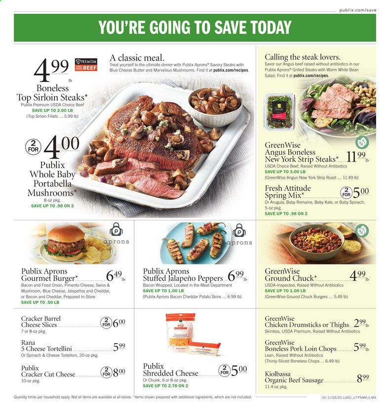 Publix (AL, FL, GA, NC, SC, TN, VA) Weekly Ad Flyer November 5 to November 11
